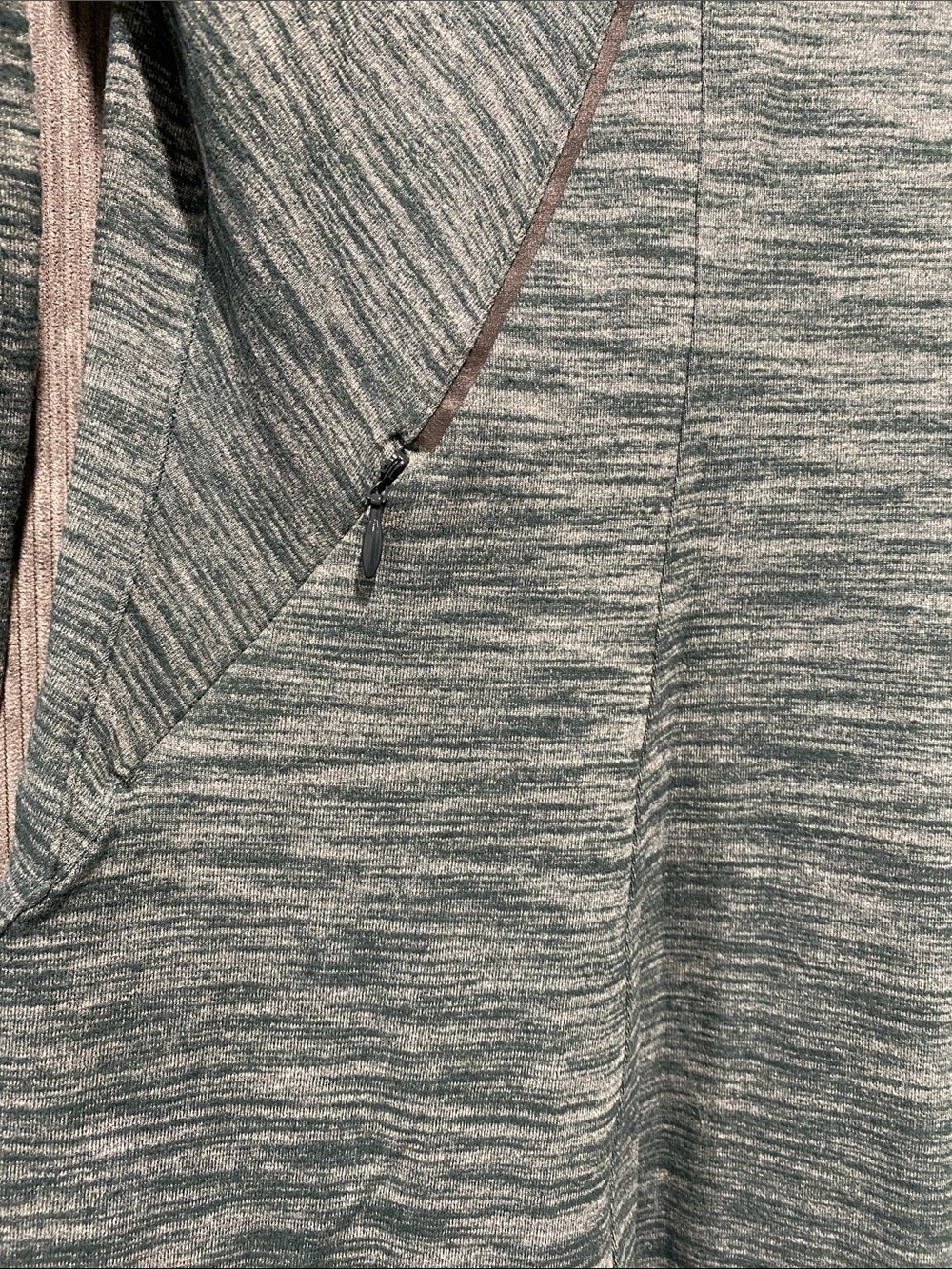 Lululemon heathered grey green long sleeve dress - Picture 4 of 7